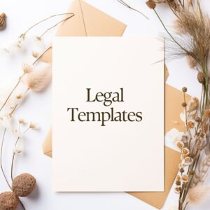 LEGAL TEMPLATES - SZABLONY DOKUMENTÓW dla Ekspertek sprzedających produkty elektroniczne